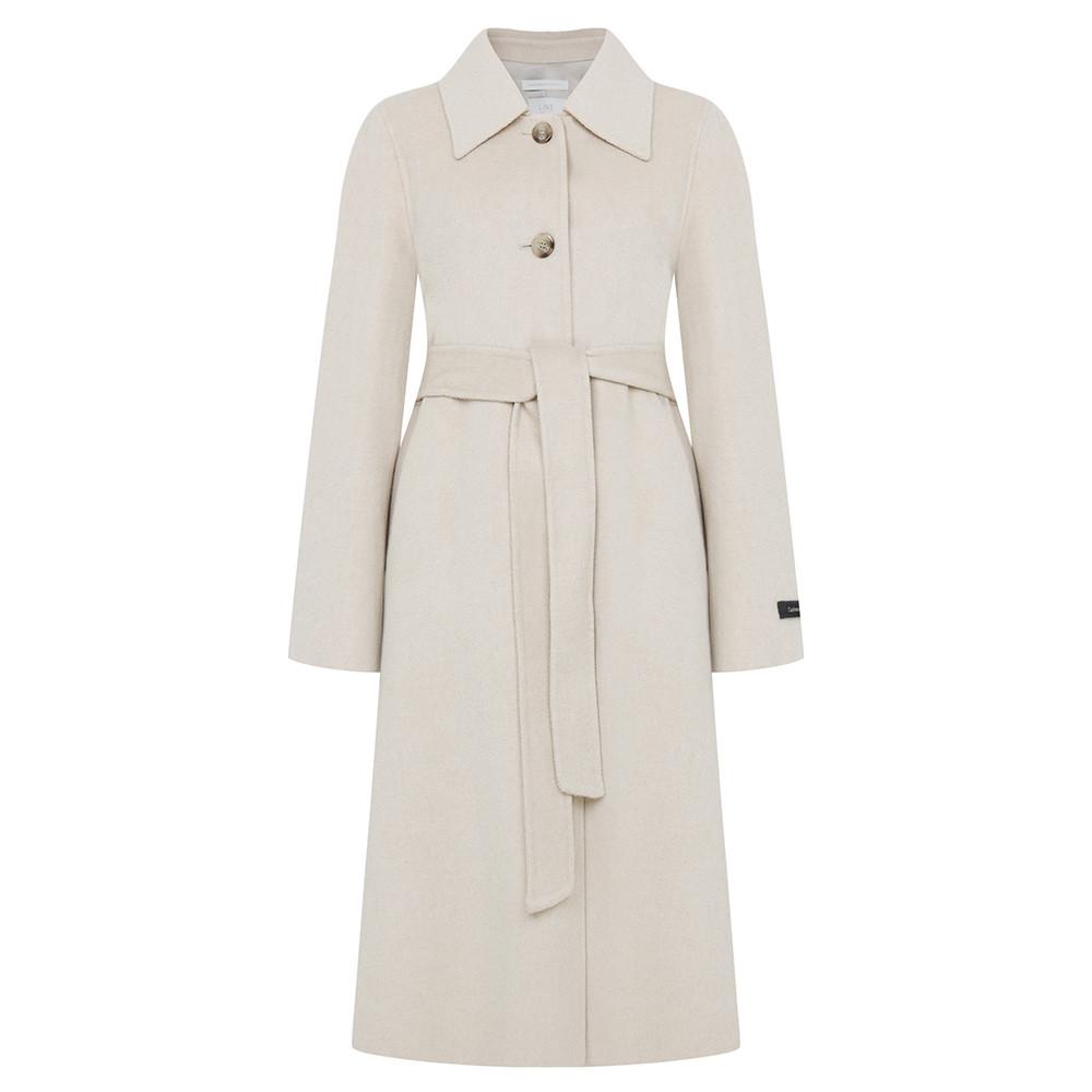 [라인어디션]싱글카라 버튼다운 벨티드 핸드메이드 코트 NCHHNK7000