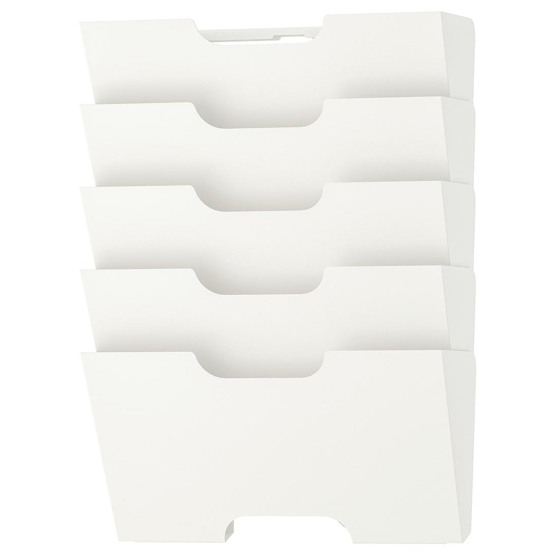 KVISSLE Wall magazine rack - white