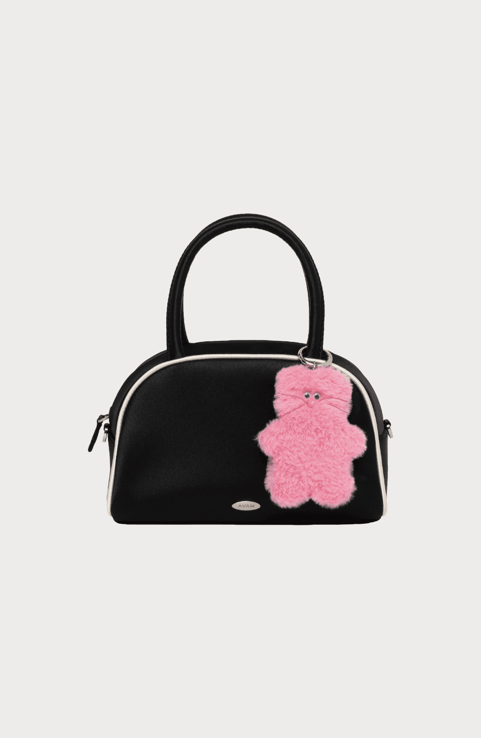 Avam Satin Mini Tote Bag Black