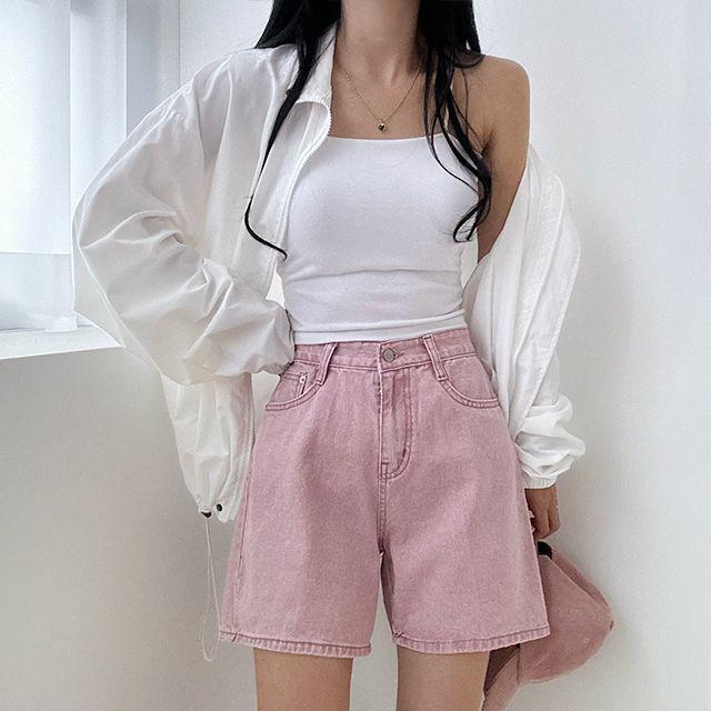 [S,M,L/색감맛집] 라라 코튼캔디 다잉팬츠 피그먼트 워싱 반바지 - 4color_데일리북