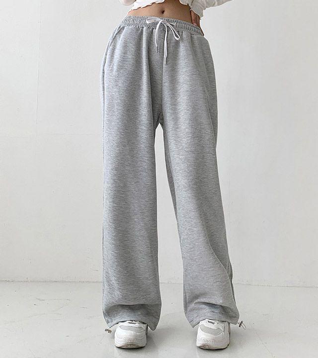 [당일발송] 남녀공용 조거&와이드 비비드 스트링 와이드 빅사이즈 6color데일리룩 홈웨어 운동복 트레이닝바지