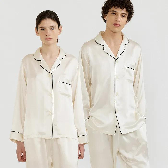 (couple) Classic Ivory Pajama Set