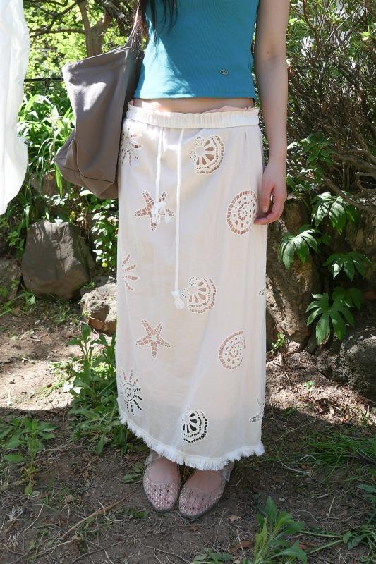 히피디피 ocean skirt (2color)