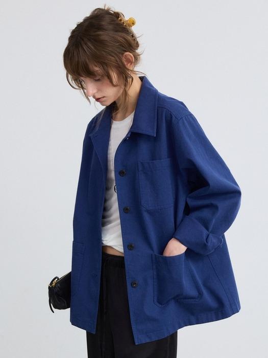SOFT WORK JACKET - BLUE