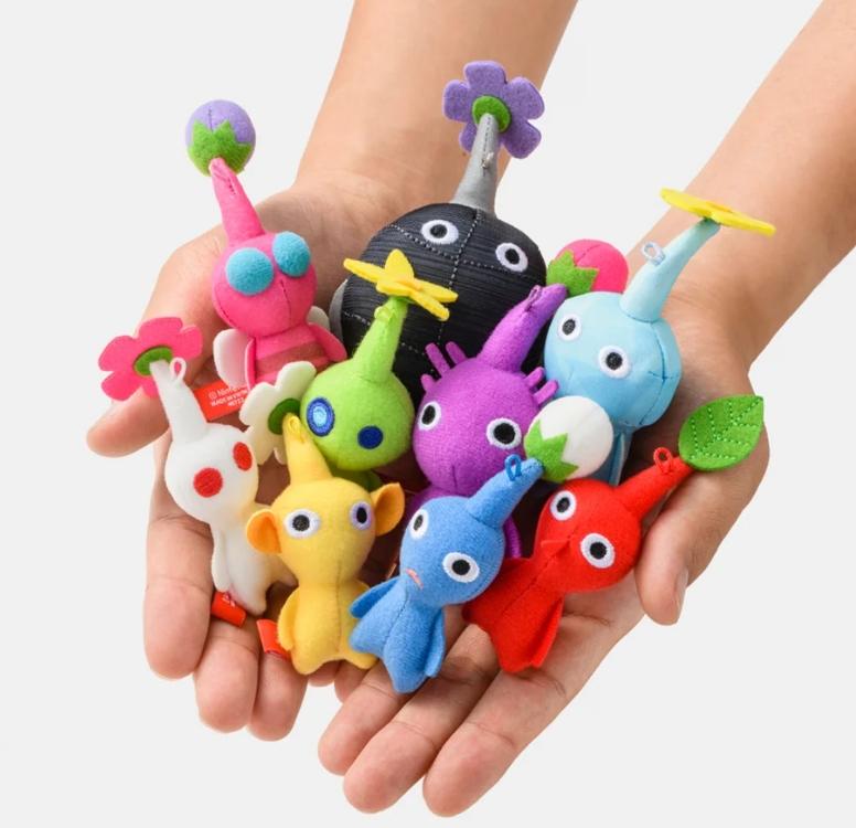 일본 닌텐도 스토어 피크민 캐릭터 마스코트 키 링