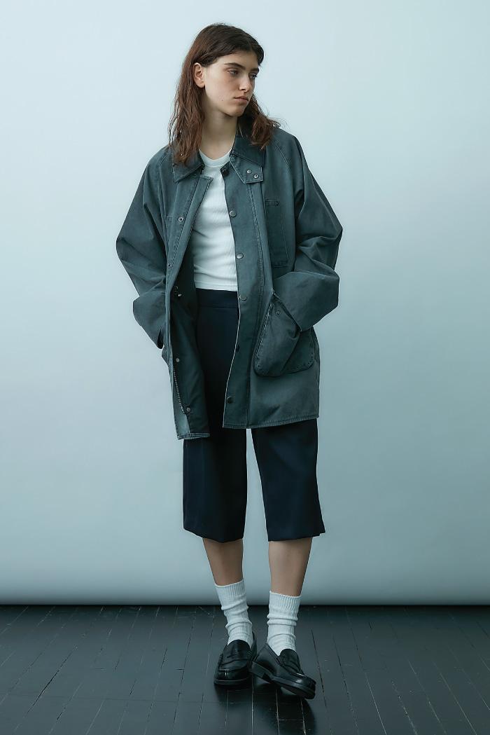 Garment Washing Hunting Jacket - Gray