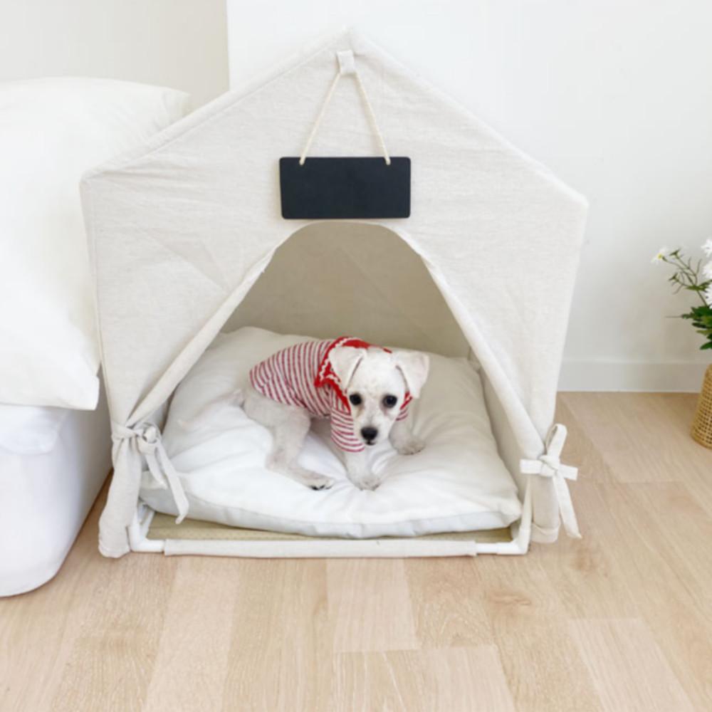 멍묘인 강아지 텐트 집 고양이 숨숨집 예쁜 하우스 개 애견 M L