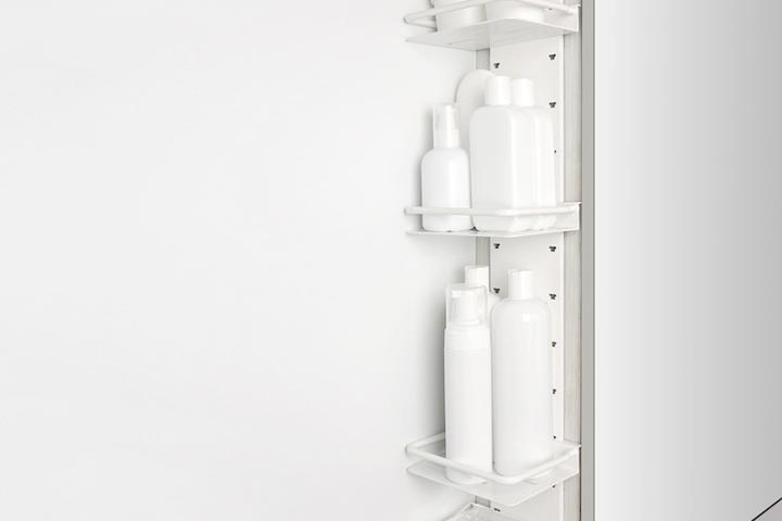 DUE랙 II 다용도 욕실 코너 틈새 선반