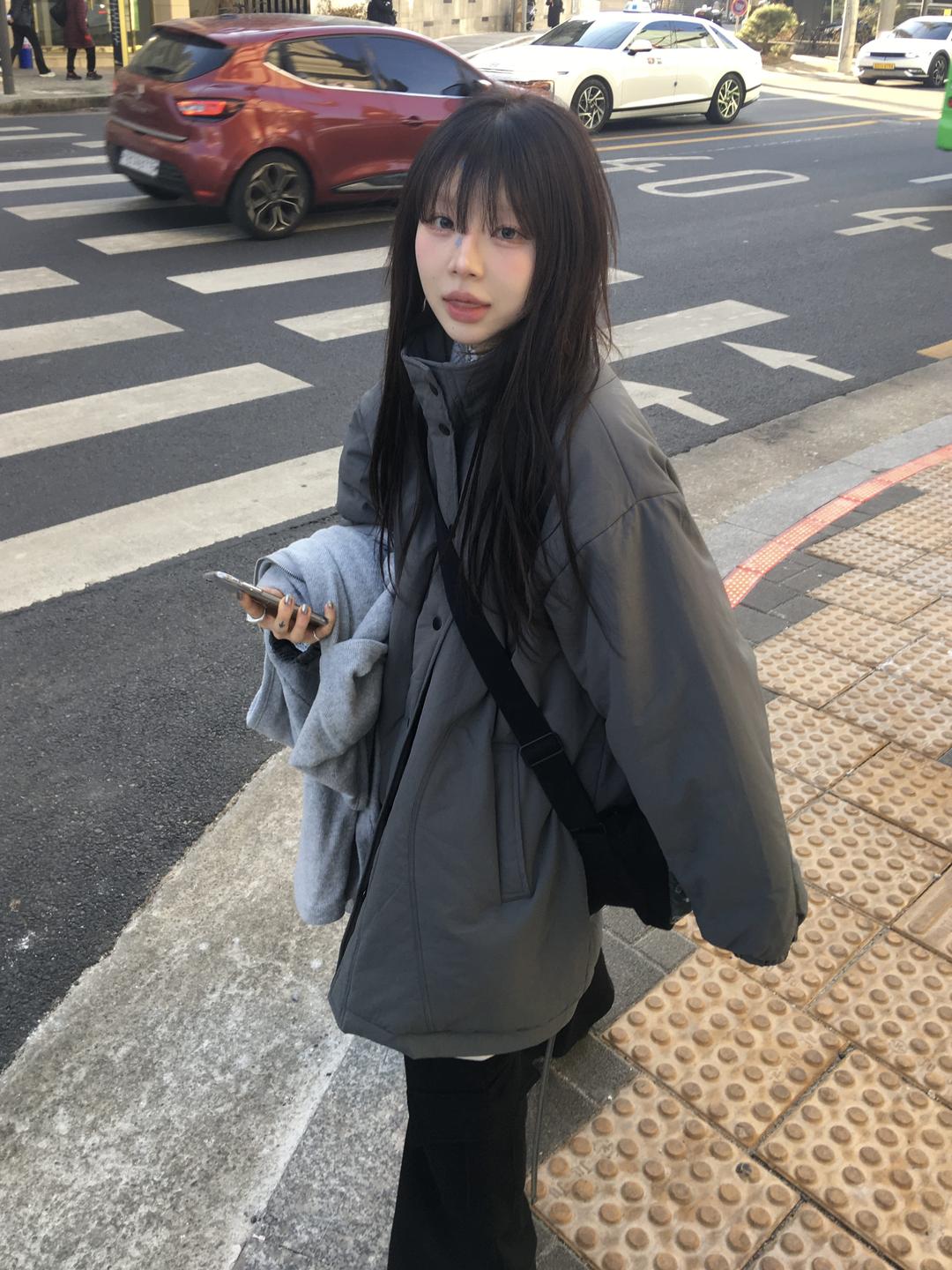 하프 오버핏 야상점퍼 2col