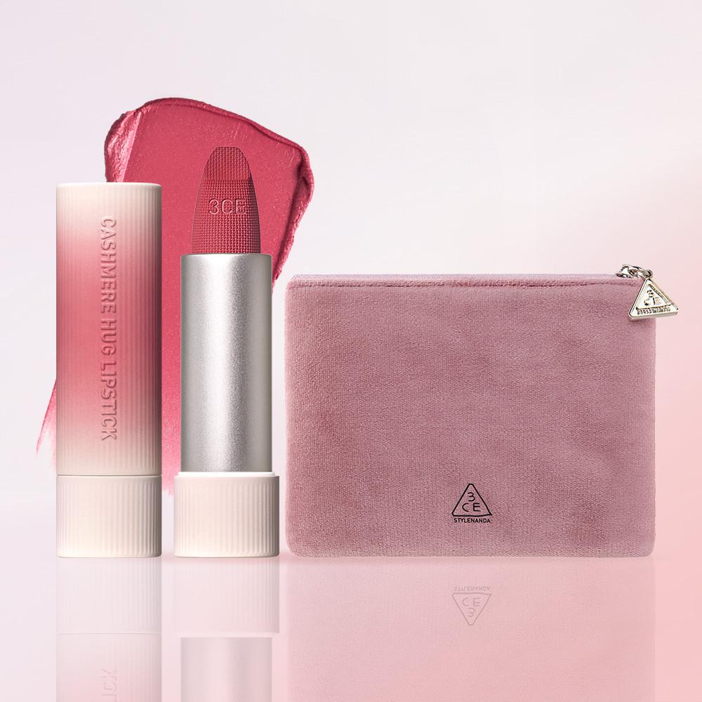 3CE 캐시미어 허그 립스틱 3.5g (+벨벳 파우치) (도착보장)