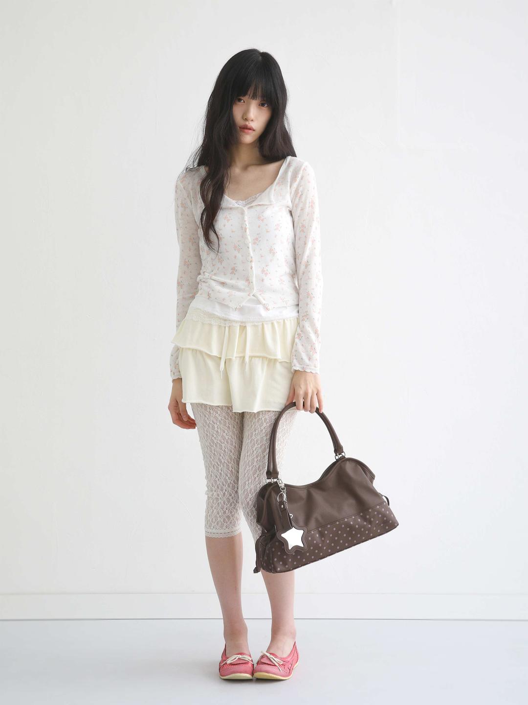 Dreamy Rose Cardigan White