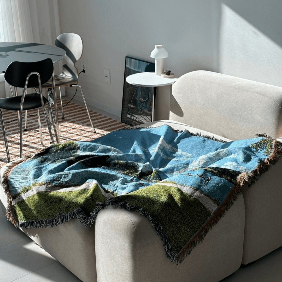 패브릭 담요 행잉 빈티지 블랭킷 3designs 쇼파담요 쇼파커버 벽꾸미기