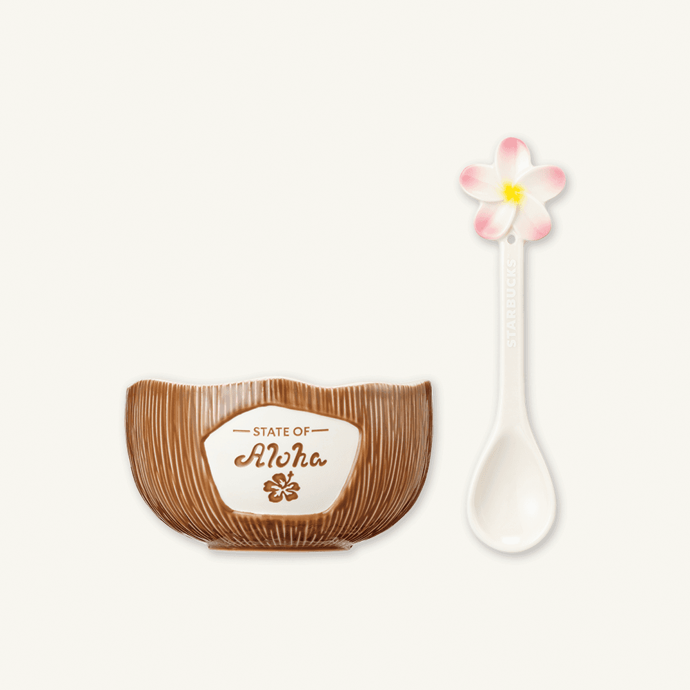 알로하 코코넛 디저트볼&스푼 세트