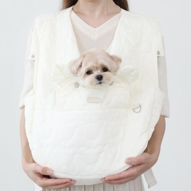 보들리 앞가방 - 크림