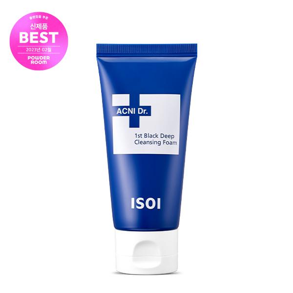 아이소이 아크니 닥터 1st 블랙 딥 클렌징 폼 75ml