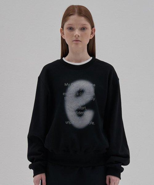 E Blur Sweatshirts_Black