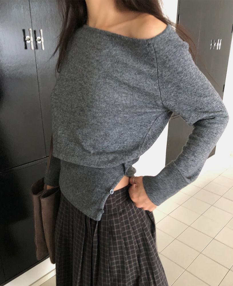 [Dearest] Sobb Knit (그레이)