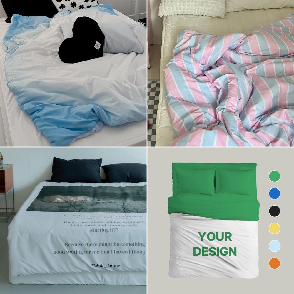 PRINTIK 커스텀 메이드 이불 세트 맞춤제작 인쇄 프린트 침구