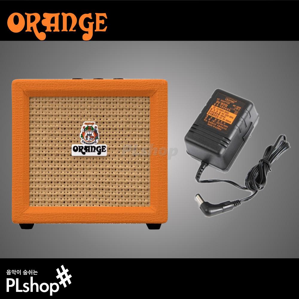 오렌지 미니앰프 ORANGE CRUSH MINI 일렉기타미니앰프 어댑터 패키지