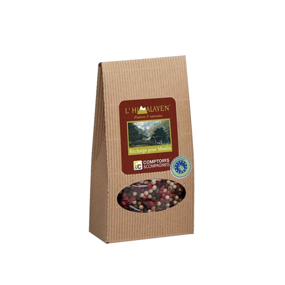 콤투아 통후추 5종 리필팩 125g