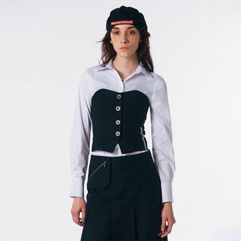 Tidy Bustier Top Black