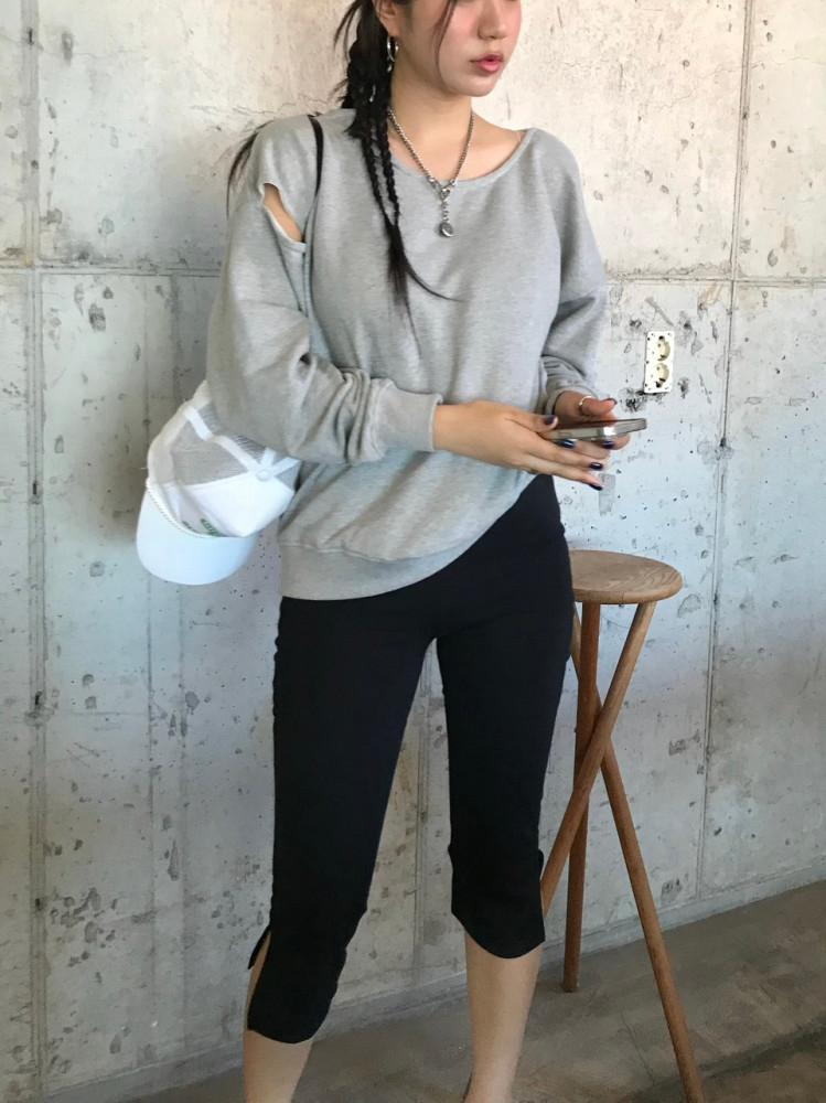 hasisi 헤시시 파인 오프 맨투맨 (2col)