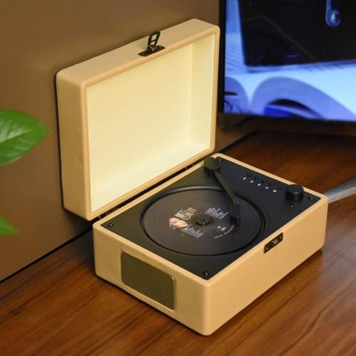 레트로 턴테이블모형 CD플레이어 블루투스스피커