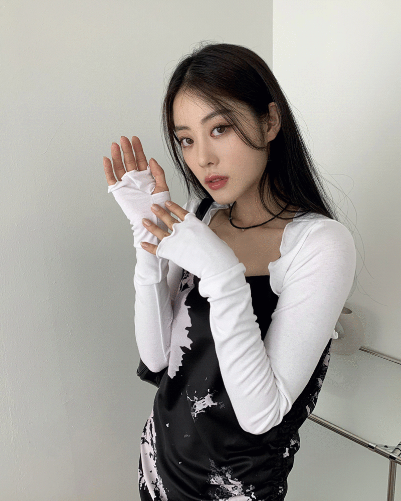 티브 물결 워머 볼레로