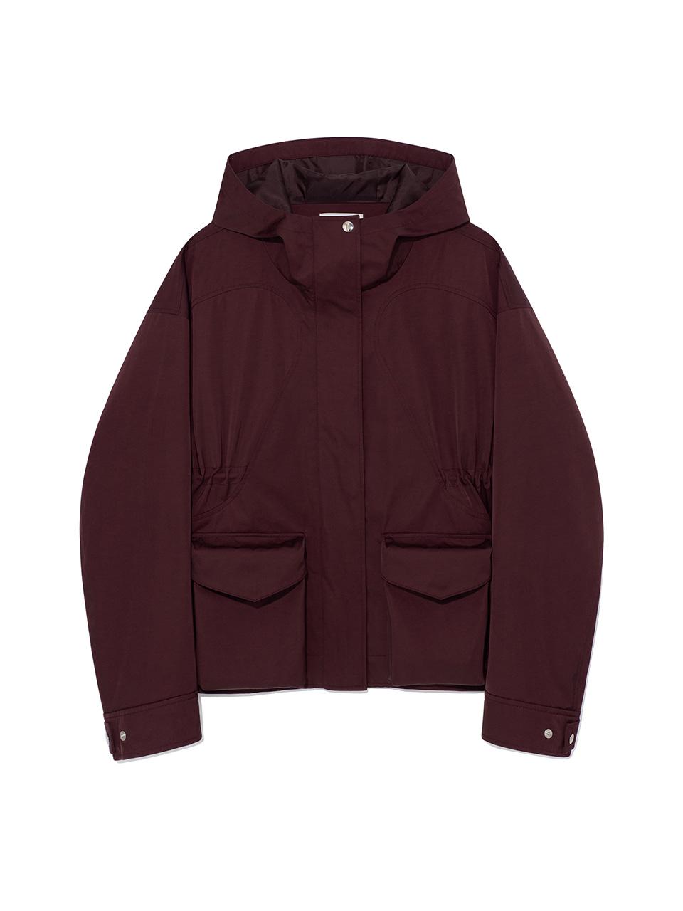 Arcade Pocket Parka Burgundy