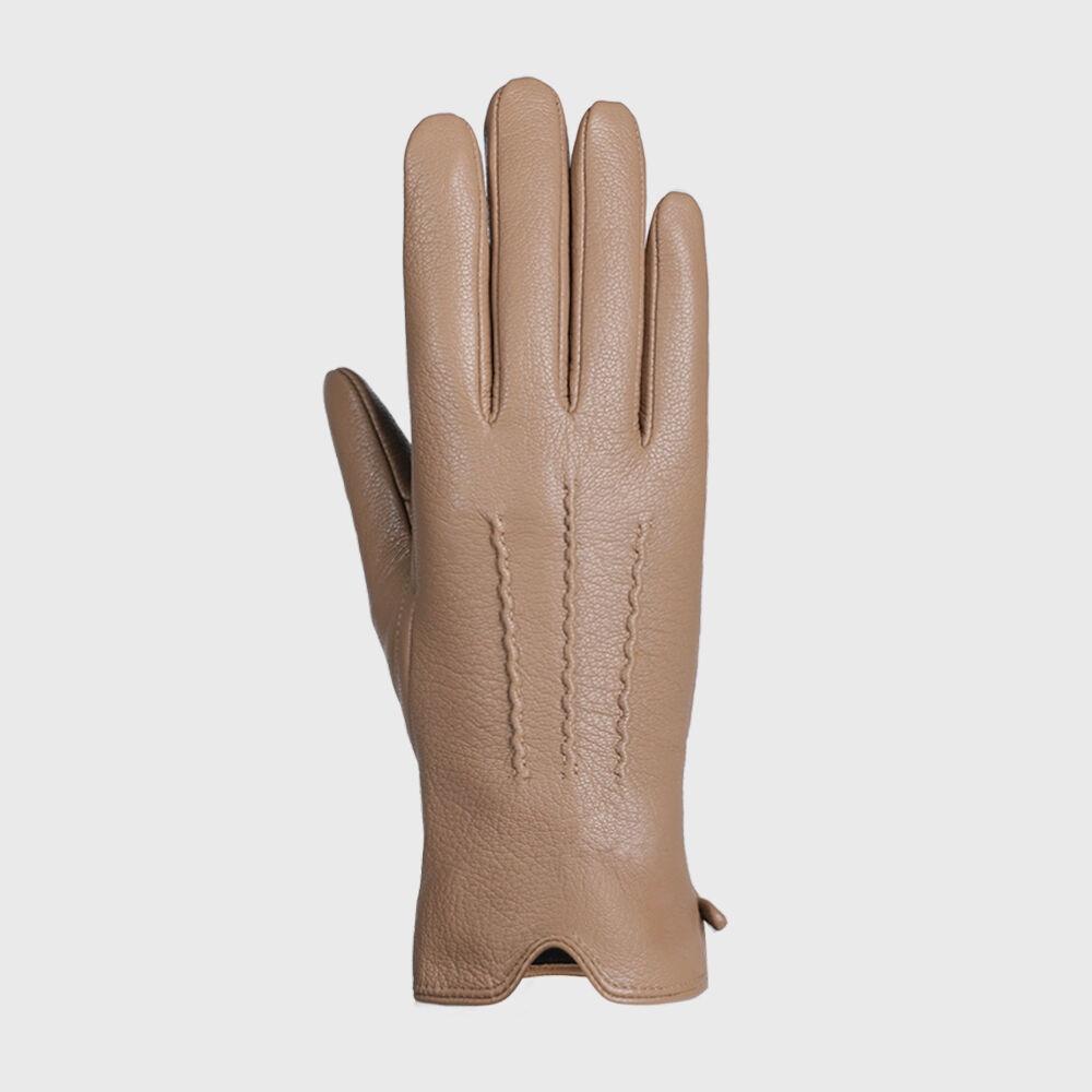 사르토르 디어라이크 여성 터치 가죽장갑 숏 샌드베이지