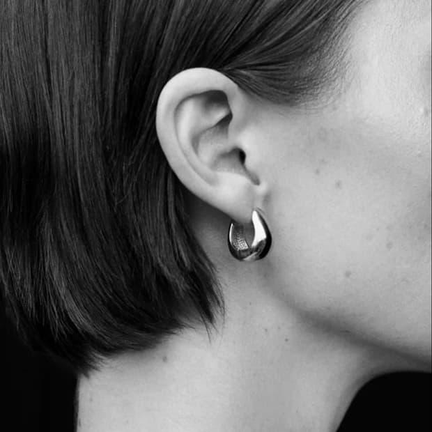 (F) 소피부하이 Hinged 후프 귀걸이 이어링 | 후루츠패밀리