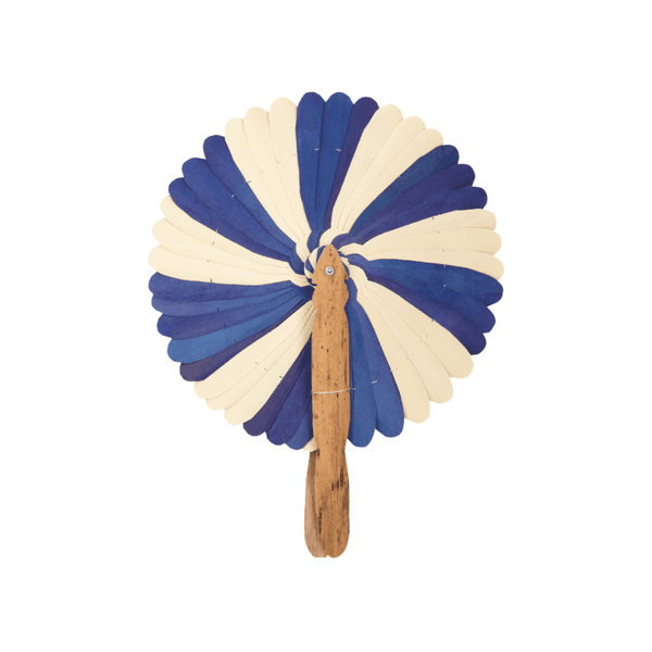 [ The Nice Fleet ] Natural Fan KEP_ Indigo