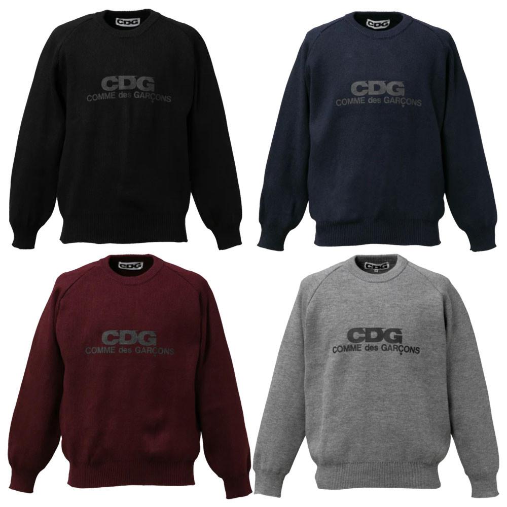 꼼데가르송 CDG 라운드넥 스쿨 풀오버 4종 SZN009