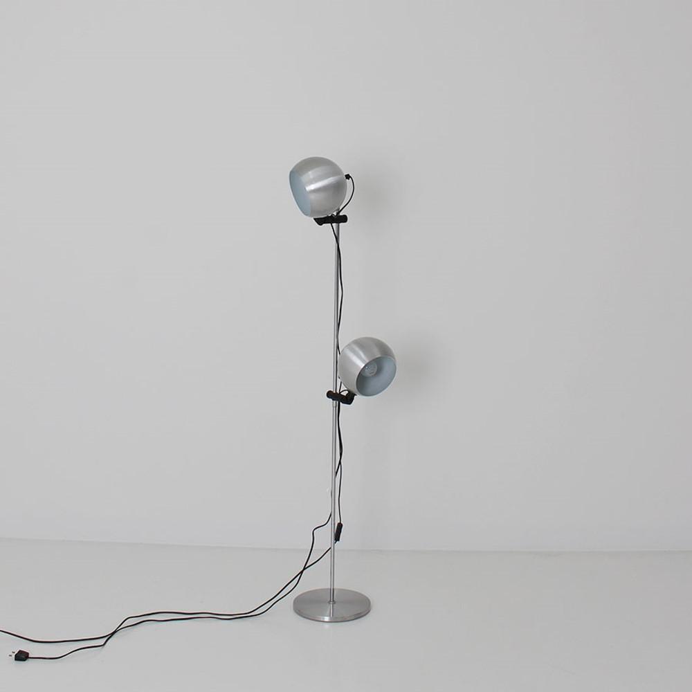 [중고] 빈티지 덴마크 크롬 플로어 램프