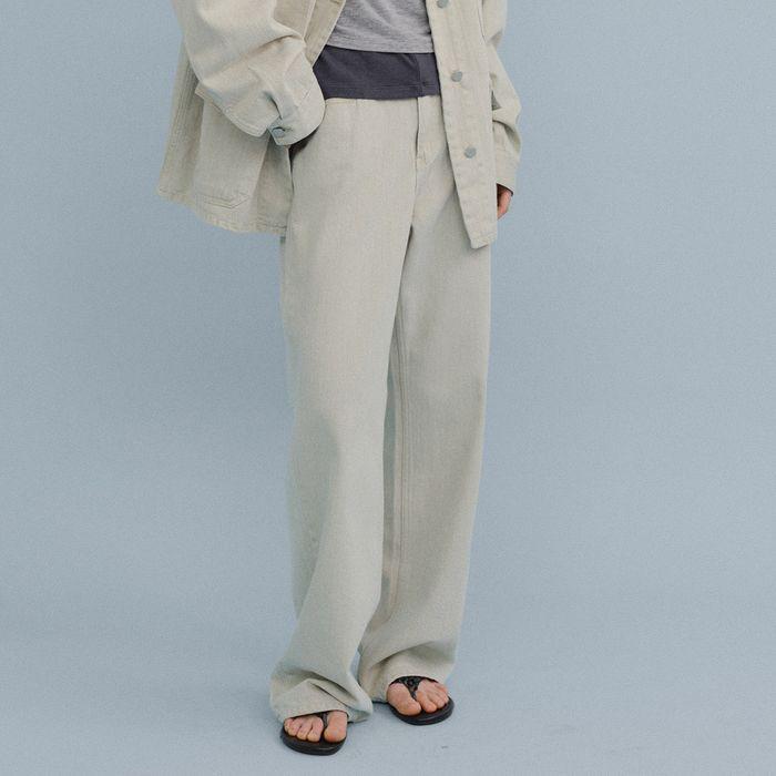 [1차 리오더][주리 착용] Natural washed loose denim