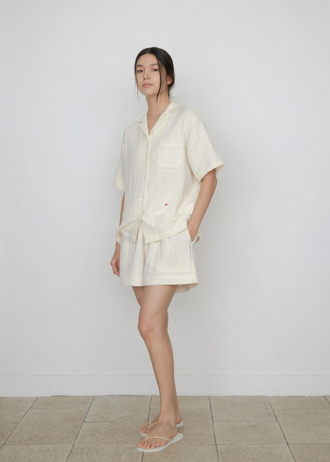 Basic Shorts Gauze Cream (SS25)