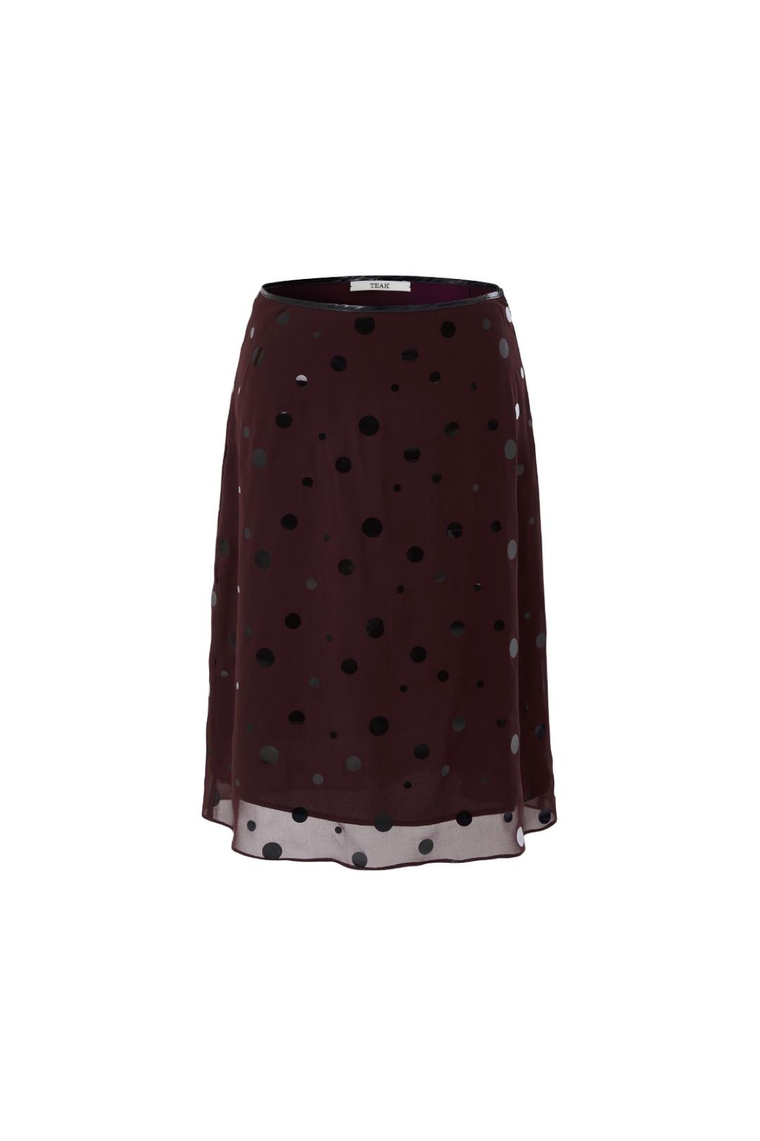 SILK DOT SKIRT
