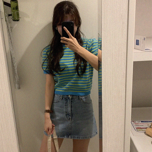 rainbow kn (레인보우 반팔니트)