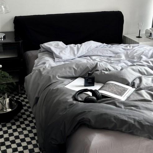 그라데이션 이불커버 사계절 이불 순면, 200X230cm 이불커버