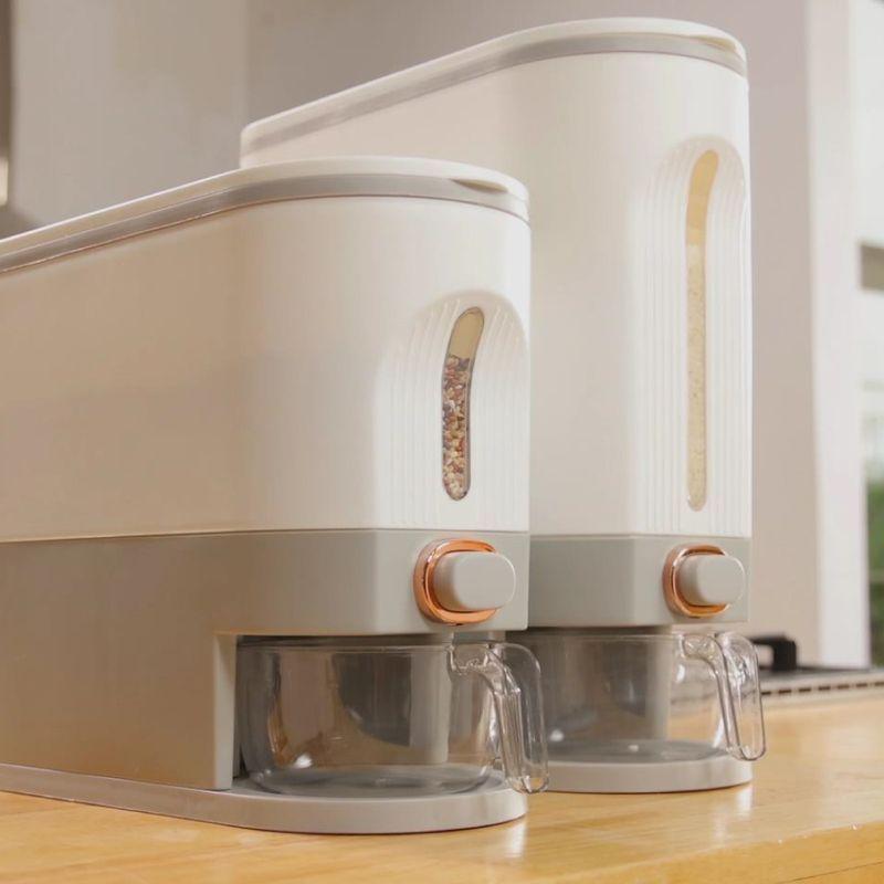 몬타 원터치 밀폐 제습쌀통 쌀 보관통 5kg / 10kg