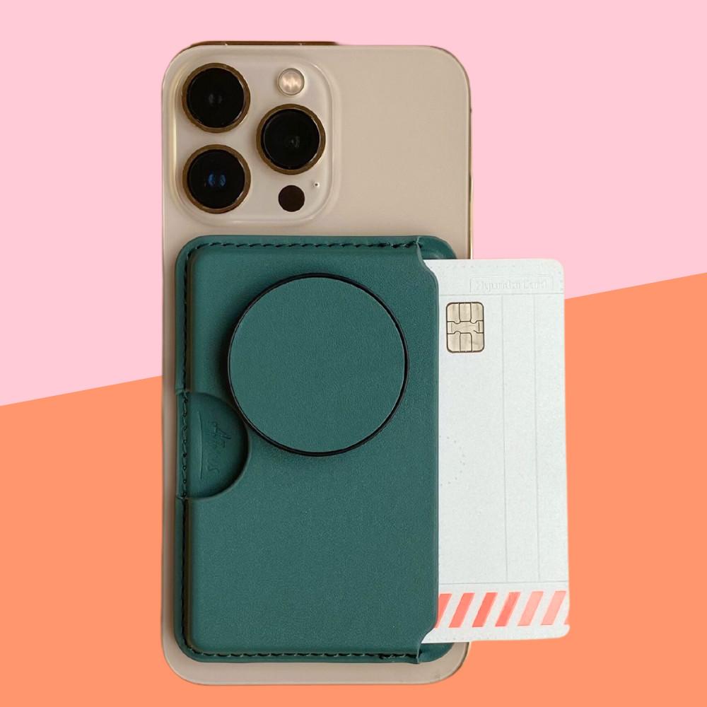 올모스 맥세이프 카드지갑 스마트톡 거치대 애플 아이폰