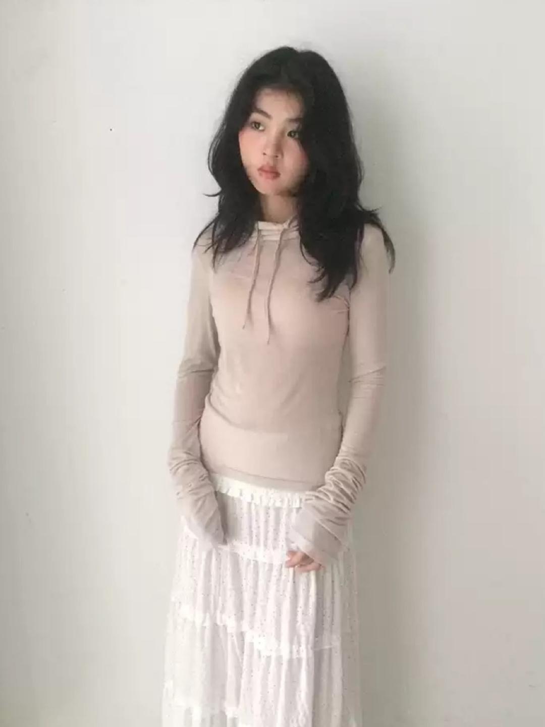 SICASTRA Pleats Stack Lace-Up T-shirt