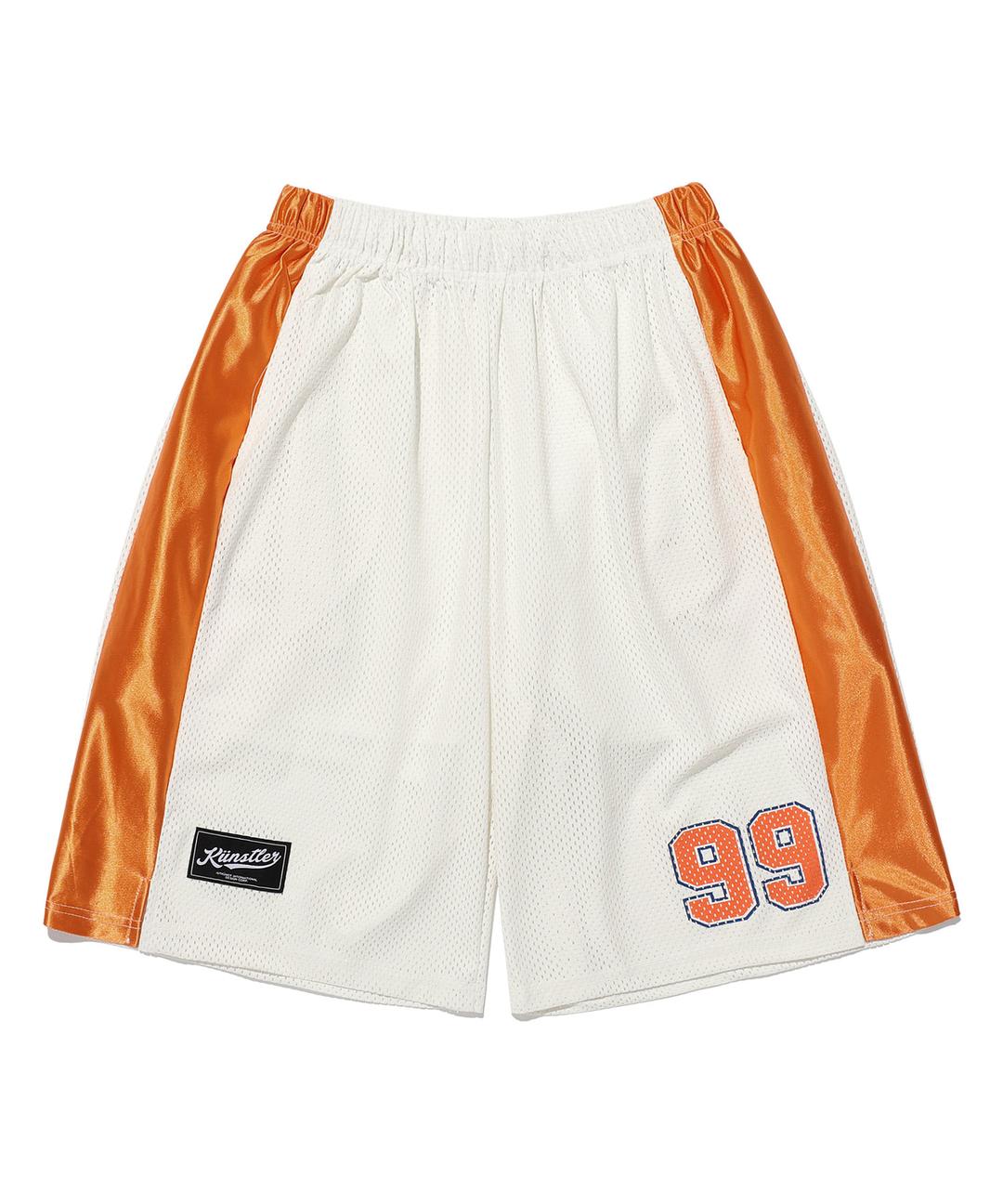 SPORTS MESH HALF PANTS_WHITE