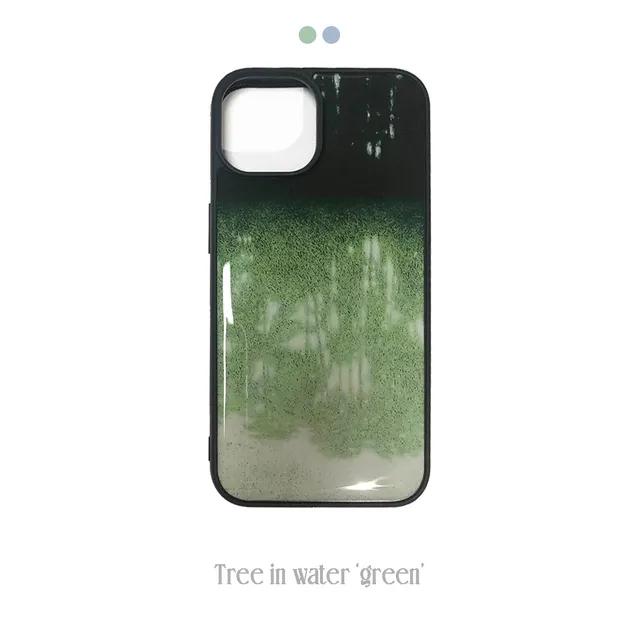 Tree in water 'green' l 물 안에 나무 l 에폭시 범퍼케이스
