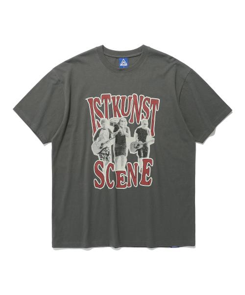 SCENE BAND TEE_CHARCOAL(IK2EMMT510A)