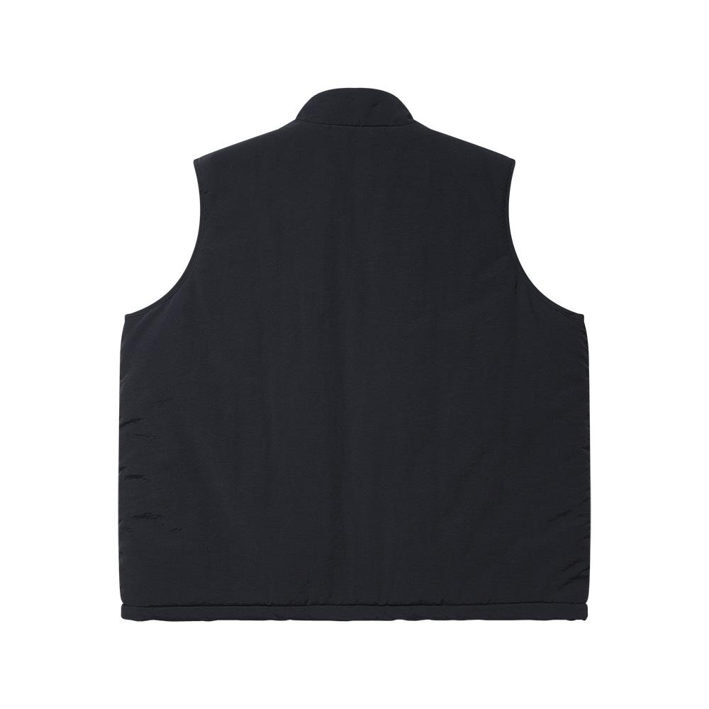 프론트 포켓 포인트 패디드 베스트 - 블랙