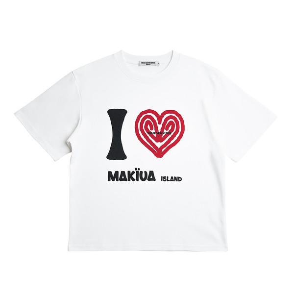 I Love Makiua T-shirt [White]