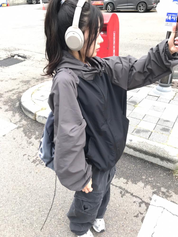 [히피디피] 유니 바람막이 jp (2color)