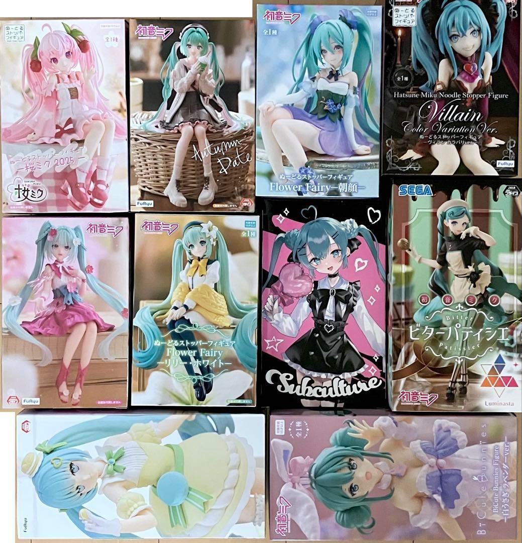 初音ミク フィギュア ぬーどるストッパー バニー まとめ売り セット