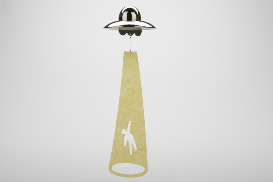 UFO風鈴（ニッケル）：真鍮　オブジェ　風鈴　UFO